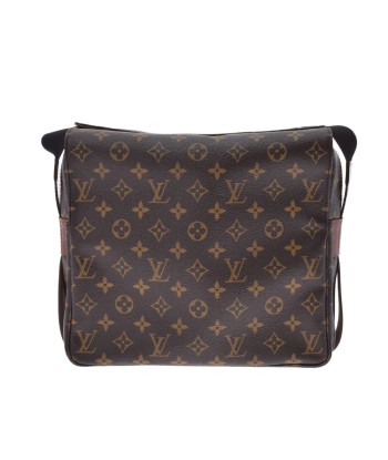 LOUIS VUITTON Louis Vuitton Damier Naviglio SP Order Brown M50205 Unisex Canvas Shoulder Bag de France