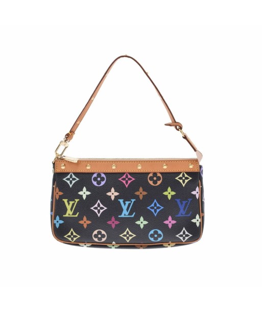 LOUIS VUITTON Louis Vuitton Multicolor Pochette Accessoir Noir M92648 Ladies Monogram soldes