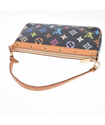 LOUIS VUITTON Louis Vuitton Multicolor Pochette Accessoir Noir M92648 Ladies Monogram soldes