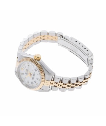 ROLEX Datejust 10P diamond 69173G Ladies YG / SS watch self-winding white dial de pas cher