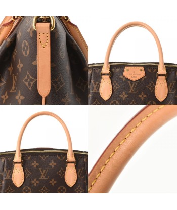 LOUIS VUITTON Monogram Turen PM Brown M48813 Womens Canvas Handbag Comment ça marche