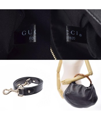 GUCCI Gucci Bamboo Black Womens Leather Handbag commande en ligne