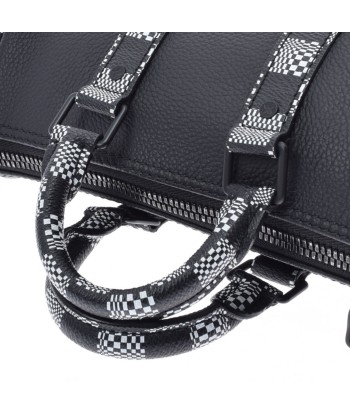 LOUIS VUITTON Louis Vuitton Distorted Keepall XS Black M80202 Unisex Leather Shoulder Bag En savoir plus