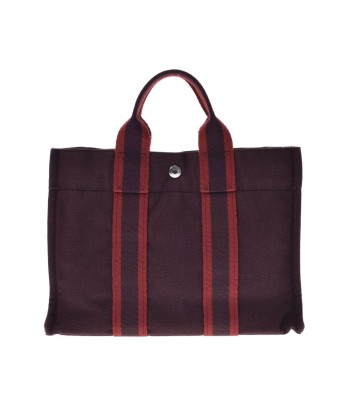 HERMES Hermes Fool Toe PM Bordeaux Unisex Canvas Tote Bag des créatures d'habitude