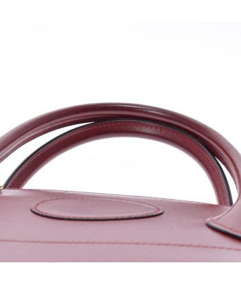 HERMES Hermes Bored 31 Rouge Ash 〇Z engraved (around 1996) Ladies Box Calf Muffler Handbag prix pour 