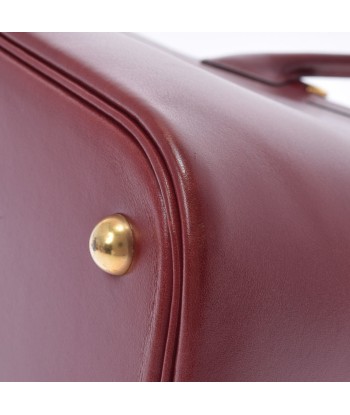 HERMES Hermes Bored 31 Rouge Ash 〇Z engraved (around 1996) Ladies Box Calf Muffler Handbag prix pour 