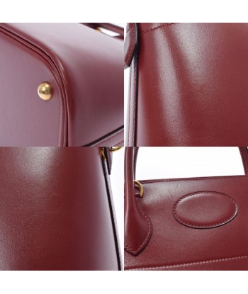 HERMES Hermes Bored 31 Rouge Ash 〇Z engraved (around 1996) Ladies Box Calf Muffler Handbag prix pour 