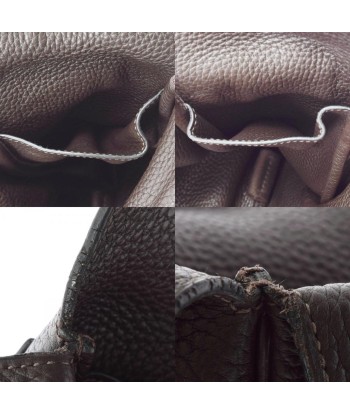 HERMES Hermes Tibet MM Chocolat  H engraved (around 2004) Unisex Taurillon Clemence Shoulder Bag 50% de réduction en Octobre 2024