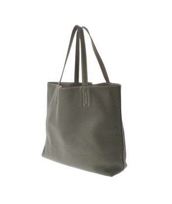 HERMES Hermes Duble Sense 45 Reversible Ethane / Veil Grease  P Engraved (around 2012) Unisex Taurillon Clemence Tote Bag soldes