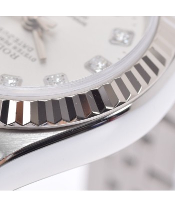 ROLEX Datejust 10P diamond 69174G Ladies SS watch self-winding silver dial Dans la société mordern