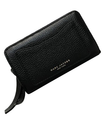 Marc Jacobs Leather Wallet Black Par le système avancé 