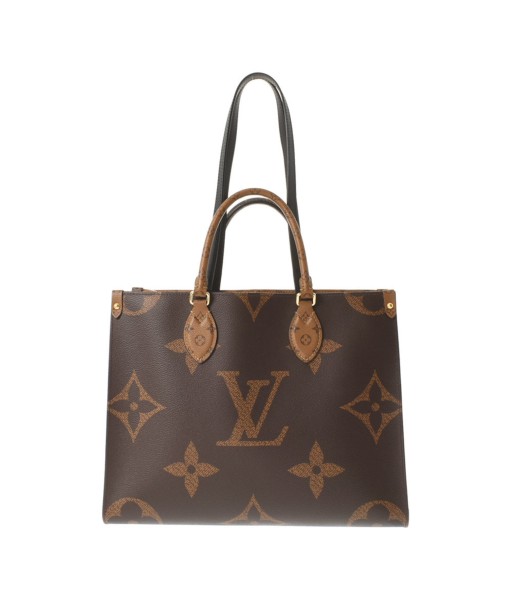 LOUIS VUITTON Monogram Giant on the Go MM Brown M45321 Unisex Canvas Tote Bag en stock