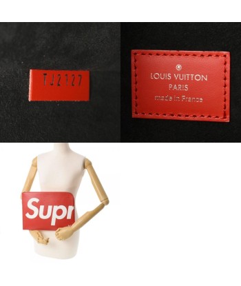 LOUIS VUITTON Epi Pochette Jules GM supreme Collaboration Red / White M67722 Mens Leather Clutch Bag Fin de série