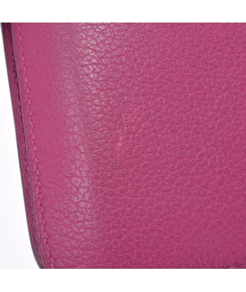 HERMES Hermes Dogon Rose Purple Palladium Metal Fittings C Engraved (Around 2018) Unisex Evercolor Bi-Fold Wallet à prix réduit toute l'année