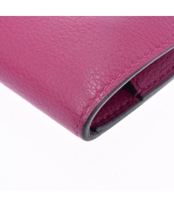 HERMES Hermes Dogon Rose Purple Palladium Metal Fittings C Engraved (Around 2018) Unisex Evercolor Bi-Fold Wallet à prix réduit toute l'année