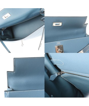 HERMES Hermes Kelly 32 Inner stitch Blue Gene Palladium metal fittings  K engraved (around 2007) Ladies Vaux Epson handbag Comparez et commandez 