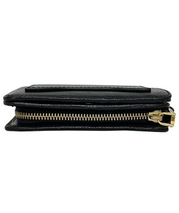 Marc Jacobs Leather Wallet Black Par le système avancé 