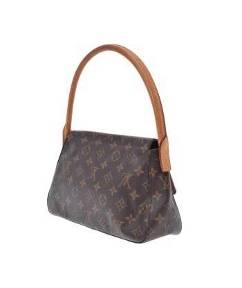 LOUIS VUITTON Monogram Mini Looping Brown M51147 Womens Canvas One Shoulder Bag Jusqu'à 80% De Réduction