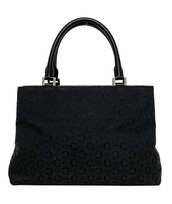 Celine Macadam Ec-14175 Womens CanvasLeather Handbag Black À commander