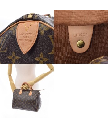 LOUIS VUITTON Monogram Speedy 30 Brown M41526 Womens Canvas Handbag l'évolution des habitudes 