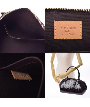 LOUIS VUITTON Louis Vuitton Verni Sherwood GM Amarant M91489 Ladies Monogram Handbag brillant des détails fins