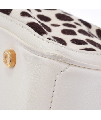 CELINE Celine Boogie Bag White / Brown Womens Leather Harako GP Handbag s'inspire de l'anatomie humaine