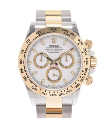 ROLEX Rolex Daytona 116503 Mens YG / SS watch self-winding white dial Amélioration de cerveau avec