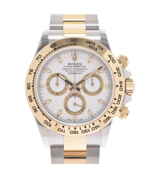 ROLEX Rolex Daytona 116503 Mens YG / SS watch self-winding white dial Amélioration de cerveau avec