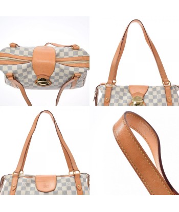 LOUIS VUITTON Louis Vuitton Damier Azul Stresa PM White N42220 Ladies Canvas Shoulder Bag prix pour 