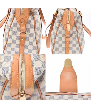 LOUIS VUITTON Louis Vuitton Damier Azul Stresa PM White N42220 Ladies Canvas Shoulder Bag prix pour 