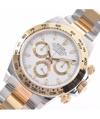 ROLEX Rolex Daytona 116503 Mens YG / SS watch self-winding white dial Amélioration de cerveau avec