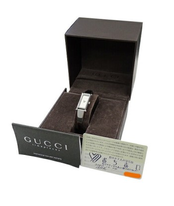 Gucci GUCCI Watch Ladies Quartz Stainless SS 1500L Bangle Square Silver des créatures d'habitude