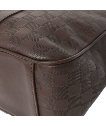 LOUIS VUITTON Louis Vuitton Damier Amphini Neo Tadao PM Meteor N41270 Mens Leather Bag de pas cher