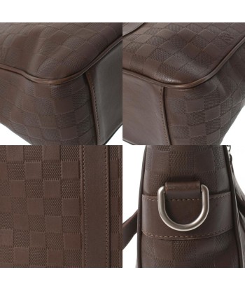 LOUIS VUITTON Louis Vuitton Damier Amphini Neo Tadao PM Meteor N41270 Mens Leather Bag de pas cher