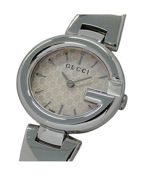 Gucci GUCCI Watch Ladies Shima Shell Quartz Stainless SS 134.5 YA134510 Bangle Silver en ligne