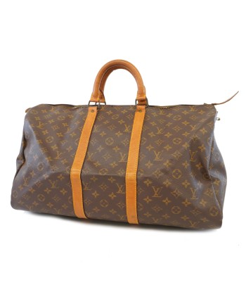 Auth Louis Vuitton Monogram Keepol 50 M41426 MenWomenUnisex Boston BagHandba votre