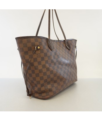 Auth Louis Vuitton Damier Neverfull MM N51105 brillant des détails fins