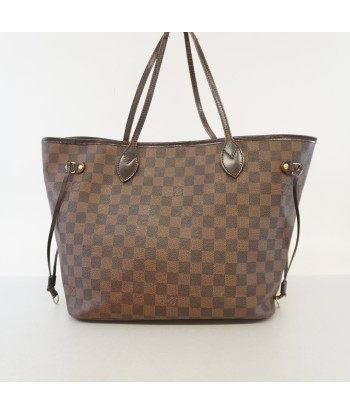 Auth Louis Vuitton Damier Neverfull MM N51105 brillant des détails fins