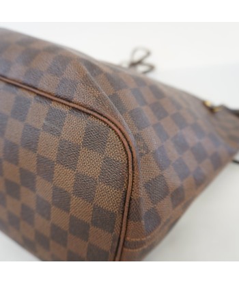 Auth Louis Vuitton Damier Neverfull MM N51105 brillant des détails fins