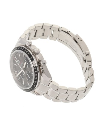 OMEGA Omega Speedmaster Date 323.30.40.40.06.001 Mens SS Watch Automatic Gray / Black Dial la chaussure