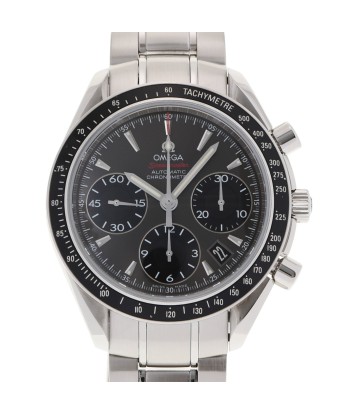 OMEGA Omega Speedmaster Date 323.30.40.40.06.001 Mens SS Watch Automatic Gray / Black Dial la chaussure