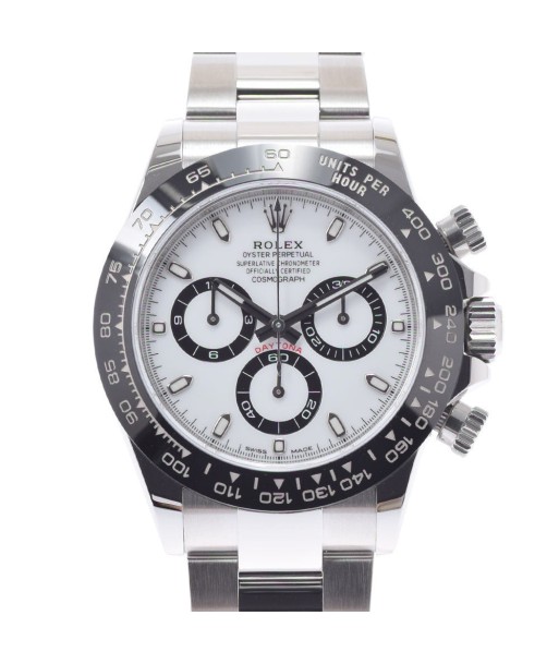 ROLEX Rolex Daytona May 2022 New Galla 116500LN Mens SS Watch Automatic White Dial en stock