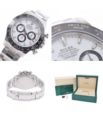 ROLEX Rolex Daytona May 2022 New Galla 116500LN Mens SS Watch Automatic White Dial en stock