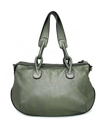 Loewe F-14344 Leather Bag Metallic Green l'achat 