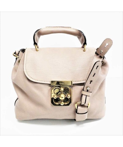 Chlo Elsie Leather Shoulder Bag Pink Venez acheter