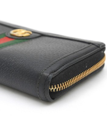 Gucci Ophidia Leather Long Wallet (bi-fold) Black de technologie