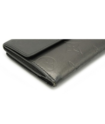 LOUIS VUITTON Monogram Mat Radrow Coin Case Card Purse Noir M65122 Les magasins à Paris