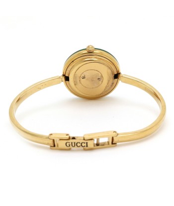 GUCCI Gucci change bezel white dial GP gold plated ladies quartz watch 11 / 12.2 votre