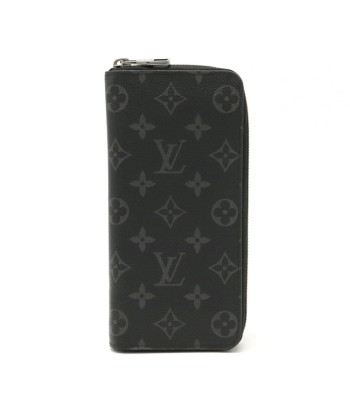 LOUIS VUITTON Monogram Eclipse Zippy Vertical Round Long Wallet Mens M62295 Le MVP de beaucoup