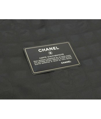 CHANEL Newline Tote MM Bag Shoulder Nylon Jaguar Leather Black A15991 de technologie